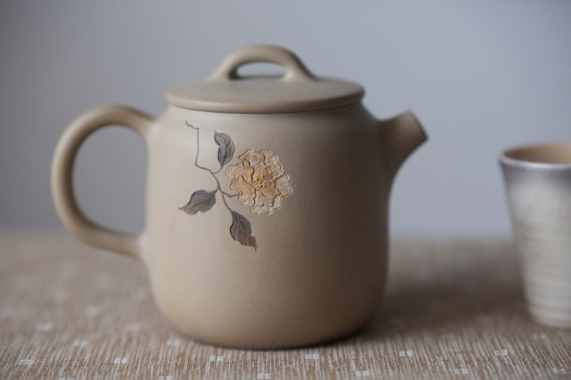 natural habitat jianshui zitao teapot white peony 3 3 | BITTERLEAF TEAS