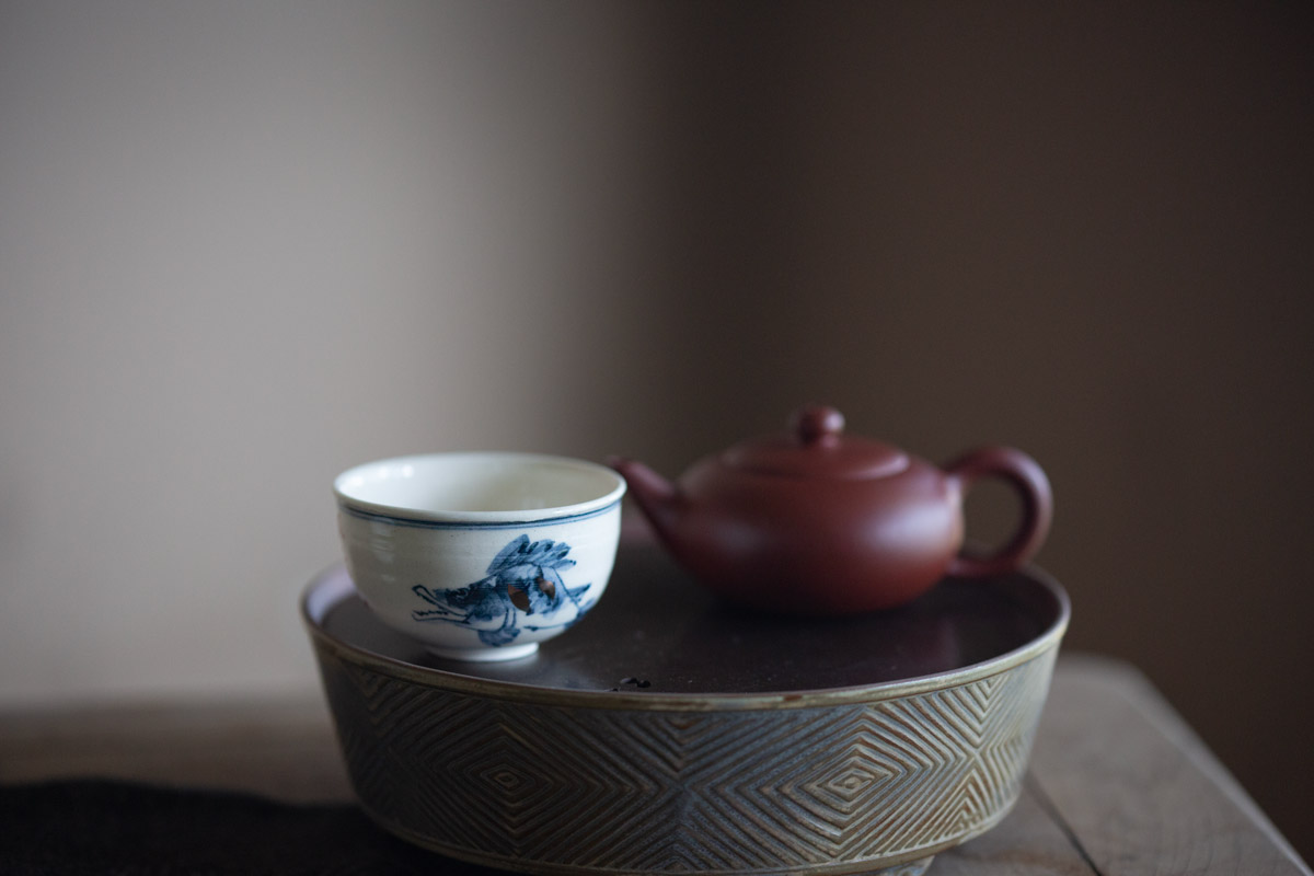 gilded qinghua teacup aqua 2 | BITTERLEAF TEAS