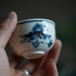 gilded qinghua teacup aqua 4 | BITTERLEAF TEAS