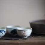 gilded qinghua teacup aqua 6 | BITTERLEAF TEAS