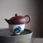 gilded qinghua teacup aqua 8 | BITTERLEAF TEAS