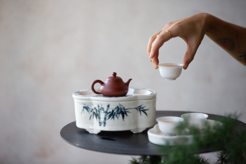 qinghua classic chaozhou multi piece tea tray 10 | BITTERLEAF TEAS