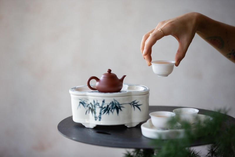 qinghua classic chaozhou multi piece tea tray 10 | BITTERLEAF TEAS