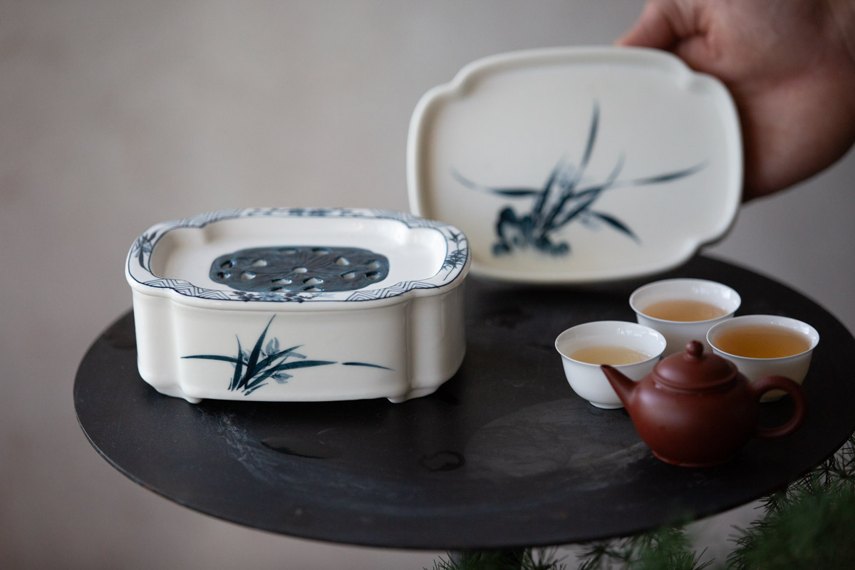 qinghua classic chaozhou multi piece tea tray 6 | BITTERLEAF TEAS