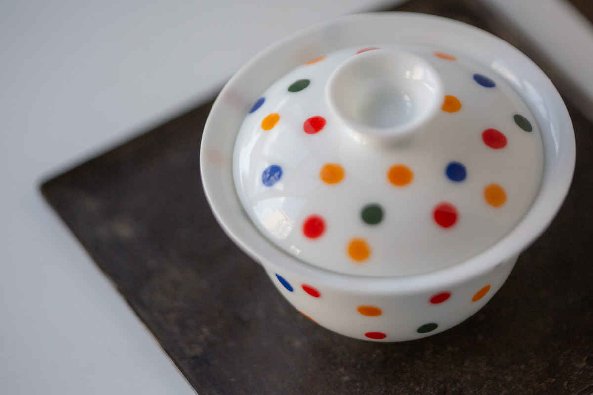 polkadot gaiwan 2 | BITTERLEAF TEAS