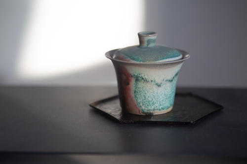 Chameleon Soda Ash Wood Fired Gaiwan I - Image 6