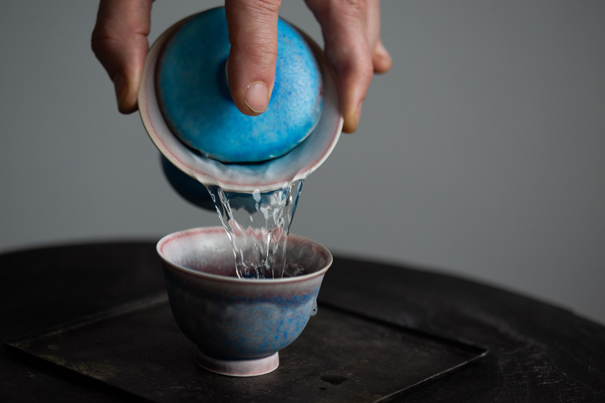 chameleon soda ash wood fired gaiwan 4 10 | BITTERLEAF TEAS