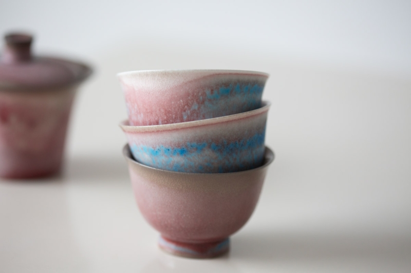 chameleon soda ash wood fired teacup 9 24 15 | BITTERLEAF TEAS