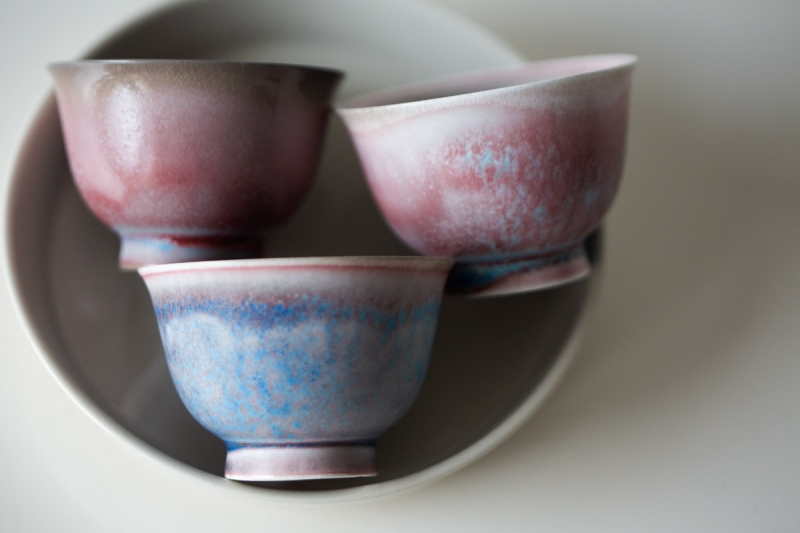 chameleon soda ash wood fired teacup 9 24 9 | BITTERLEAF TEAS