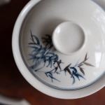 gilded qinghua gaiwan bamboo 1 | BITTERLEAF TEAS