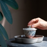 gilded qinghua gaiwan bamboo 11 | BITTERLEAF TEAS