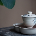 gilded qinghua gaiwan bamboo 3 | BITTERLEAF TEAS