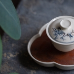 gilded qinghua gaiwan bamboo 4 | BITTERLEAF TEAS