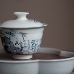 gilded qinghua gaiwan bamboo 5 | BITTERLEAF TEAS