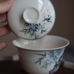 gilded qinghua gaiwan bamboo 8 | BITTERLEAF TEAS