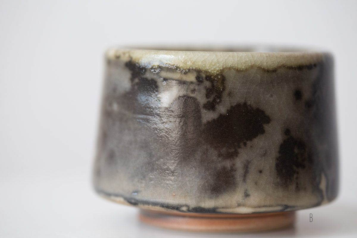 ink shino glaze teacup 1 12 | BITTERLEAF TEAS