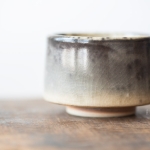 ink shino glaze teacup 1 2 | BITTERLEAF TEAS