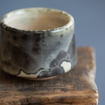 ink shino glaze teacup 1 7 | BITTERLEAF TEAS