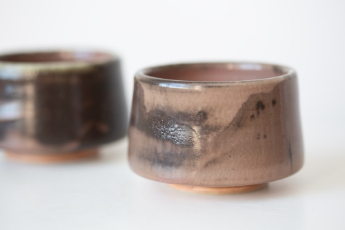 ink shino glaze teacup 3 17 | BITTERLEAF TEAS