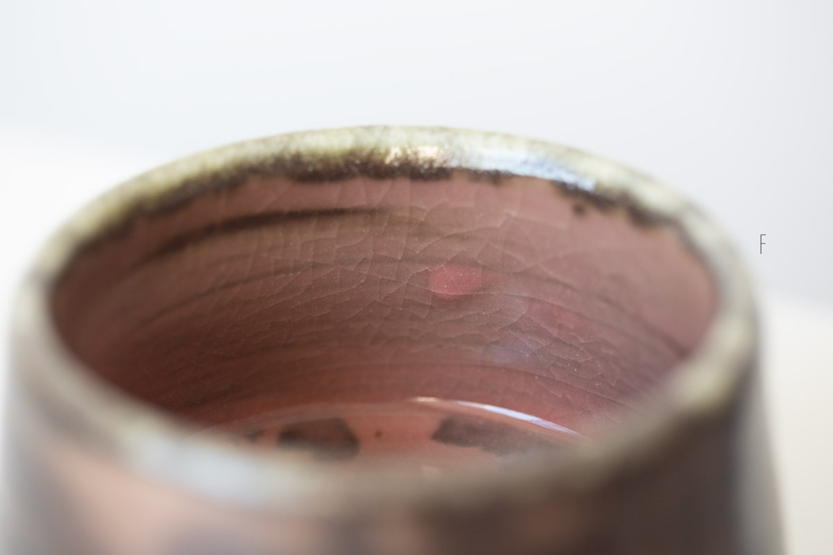 ink shino glaze teacup 3 7 | BITTERLEAF TEAS