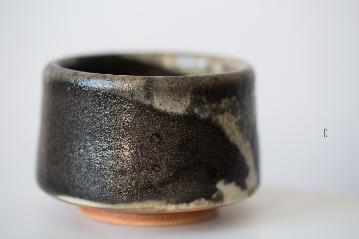 ink shino glaze teacup 4 3 | BITTERLEAF TEAS