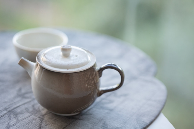 stratus soda ash wood fired teapot ii 9 | BITTERLEAF TEAS