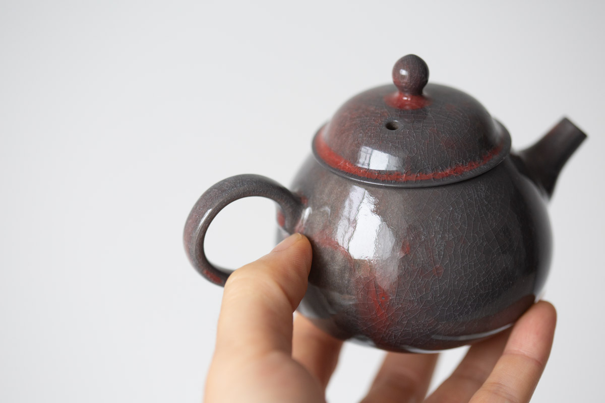 stratus soda ash wood fired teapot vii 10 | BITTERLEAF TEAS