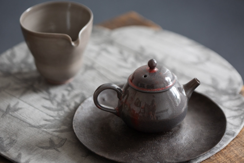 stratus soda ash wood fired teapot vii 11 | BITTERLEAF TEAS