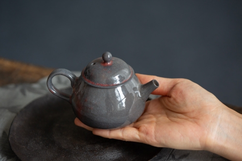 stratus soda ash wood fired teapot vii 7 | BITTERLEAF TEAS