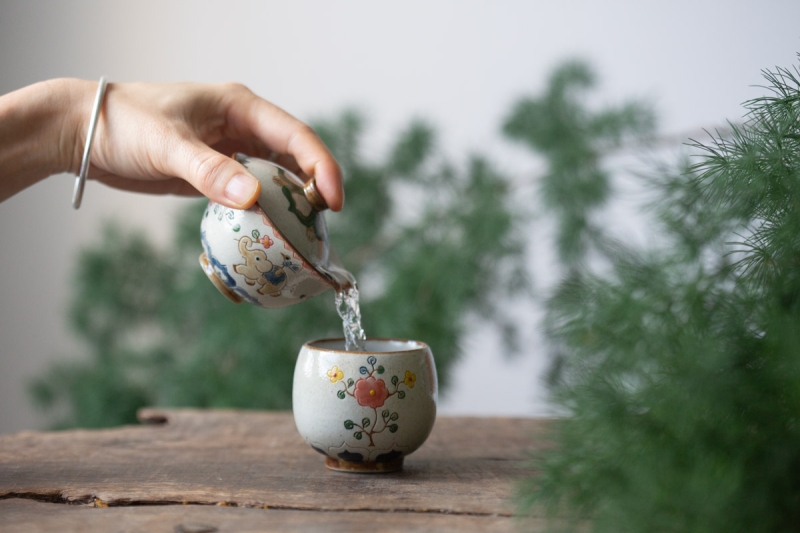 friends of the forest egg teacup 9 | BITTERLEAF TEAS