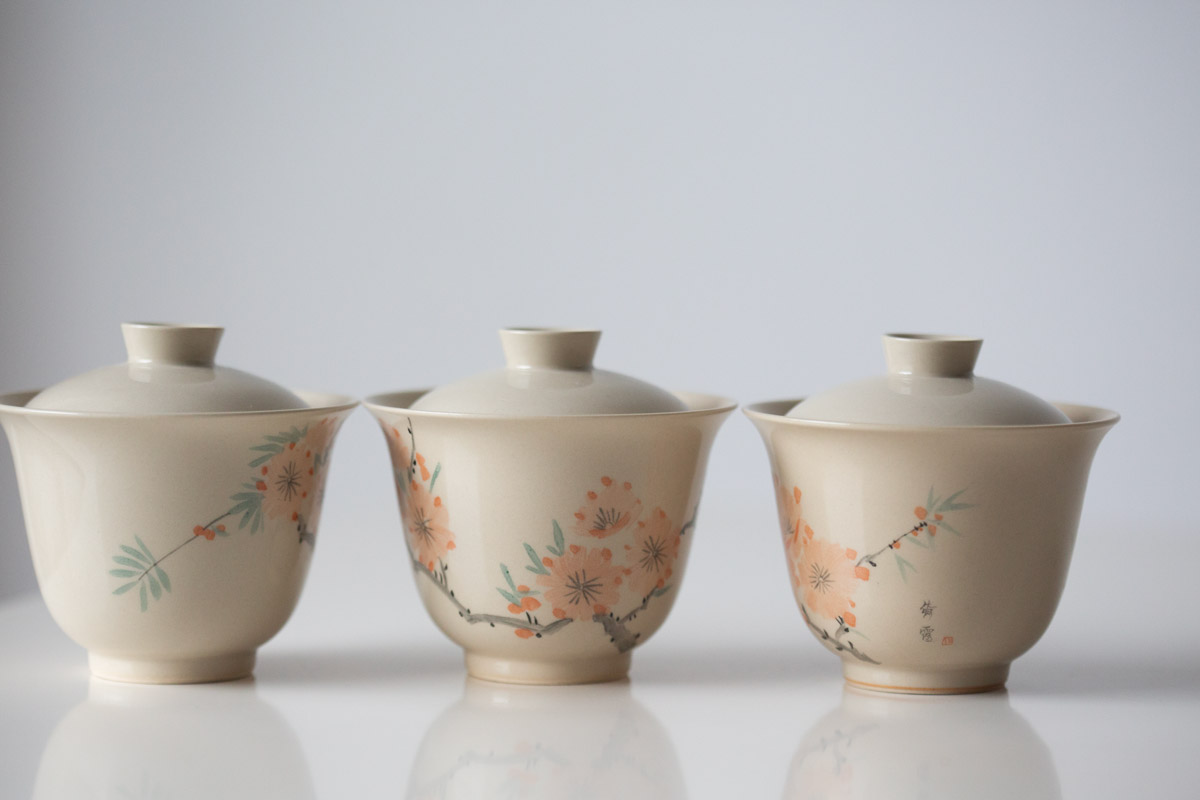 in bloom gaiwan 9 | BITTERLEAF TEAS