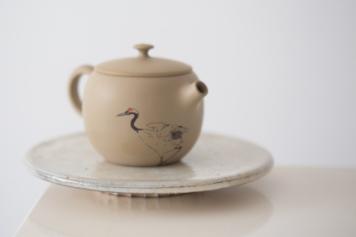 natural habitat jianshui zitao teapot white crane 1 | BITTERLEAF TEAS