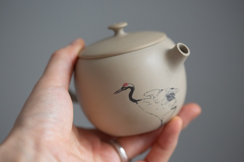 natural habitat jianshui zitao teapot white crane 8 | BITTERLEAF TEAS