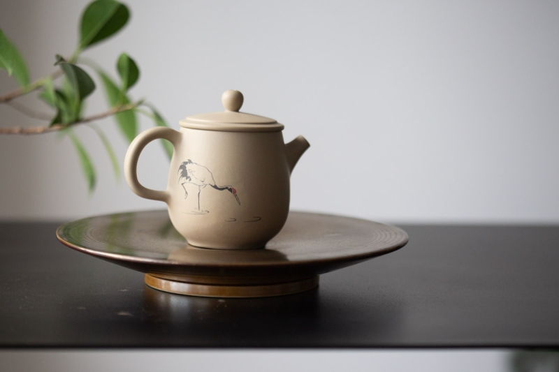 natural habitat jianshui zitao teapot white crane ii 1 | BITTERLEAF TEAS