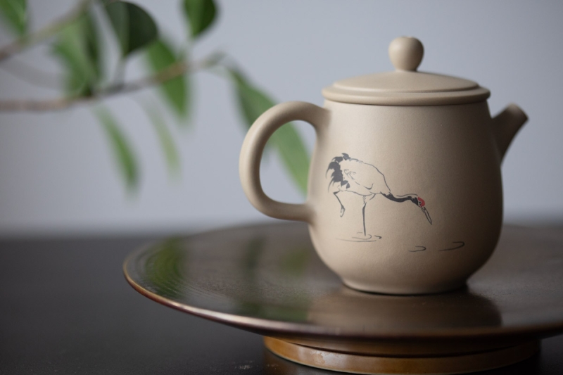 natural habitat jianshui zitao teapot white crane ii 6 | BITTERLEAF TEAS