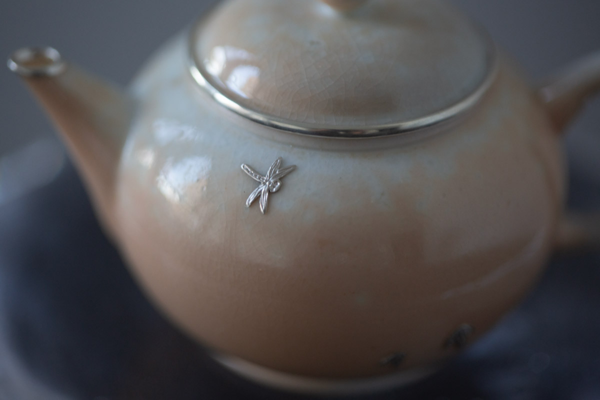 aurora wood fired silver adorned teapot 16 | BITTERLEAF TEAS