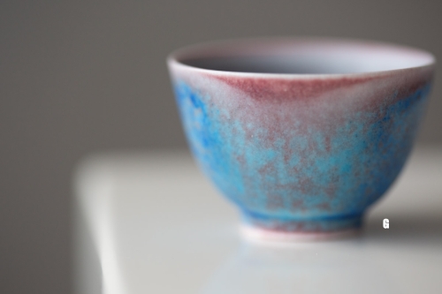 chameleon soda ash wood fired teacup 11 24 19 | BITTERLEAF TEAS