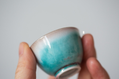 Chameleon Soda Ash Wood Fired Teacup - Image 8