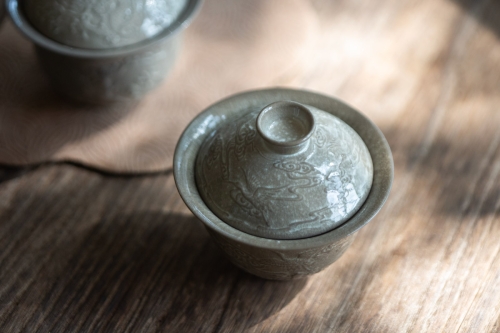 Glide Soda Ash Wood Fired Gaiwan - Image 11