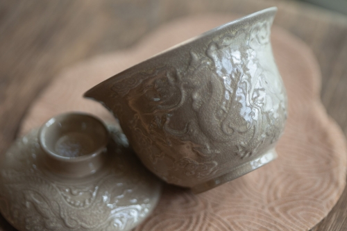 Glide Soda Ash Wood Fired Gaiwan - Image 4