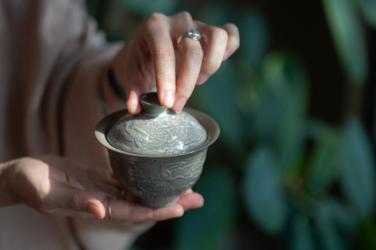 glide soda ash wood fired gaiwan 3 | BITTERLEAF TEAS