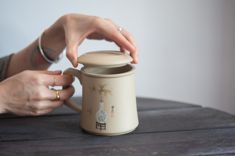 jianshui zitao basket easy brew mug 1 | BITTERLEAF TEAS