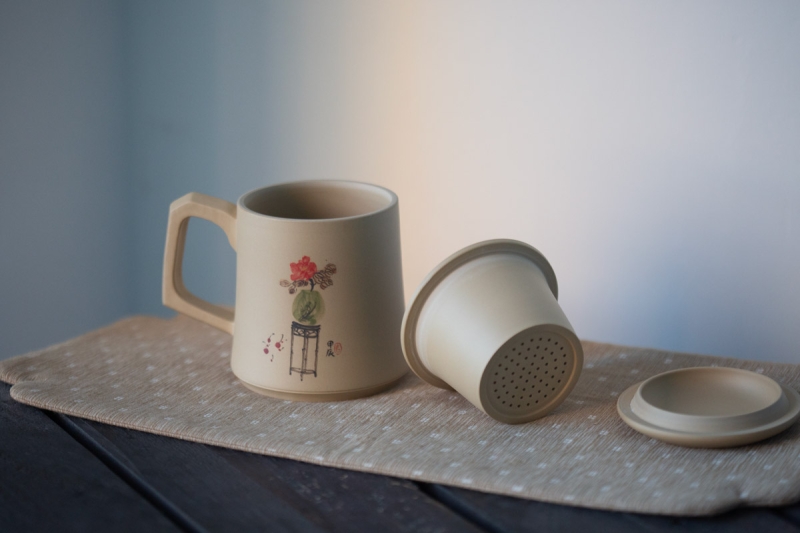 jianshui zitao basket easy brew mug 14 | BITTERLEAF TEAS