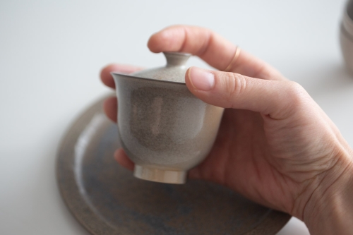 stratus soda ash wood fired mini gaiwan 3 9 | BITTERLEAF TEAS