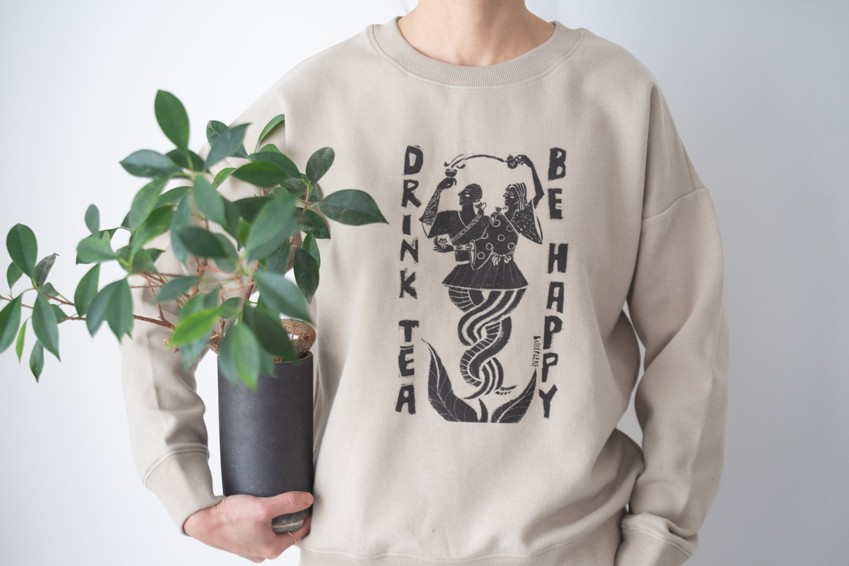 bitterleaf teawear crew neck sweater 6 | BITTERLEAF TEAS