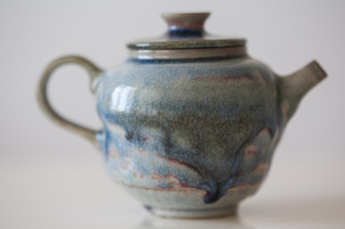 Chameleon Soda Ash Wood Fired Teapot I - Image 3