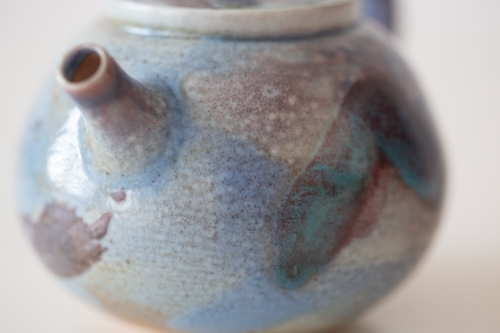 Chameleon Soda Ash Wood Fired Teapot II - Image 16