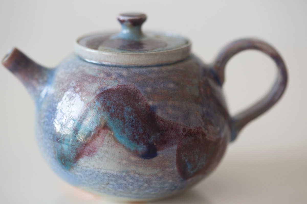 chameleon wood fired soda ash teapot ii 12 24 7 | BITTERLEAF TEAS