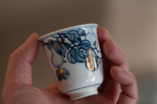 Gilded Qinghua Teacup - Hulu - Image 8