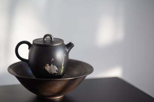 natural habitat jianzhui zitao teapot crane 1 | BITTERLEAF TEAS